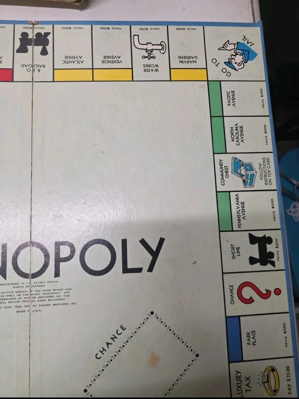 Parker Brothers Monopoly Board Game – Classic Edition (Beige/Red/Green)